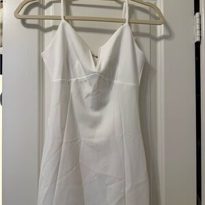 Elegant White Mini Dress